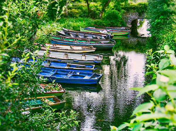 Resting Boats by Al Rollins